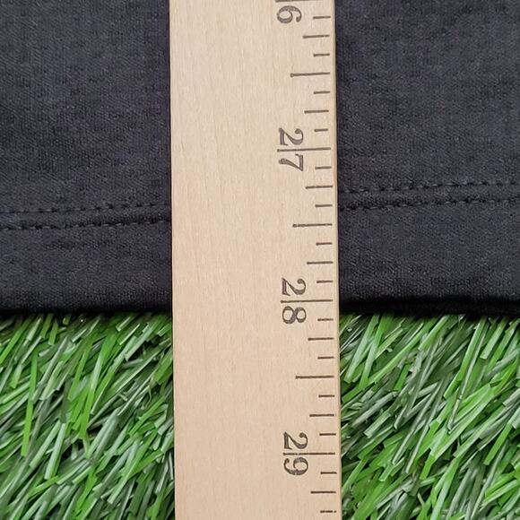 NIKE Fit-Dry 1/4 Zip Track Jacket Large 23x28 Black Red - Picture 10 of 14